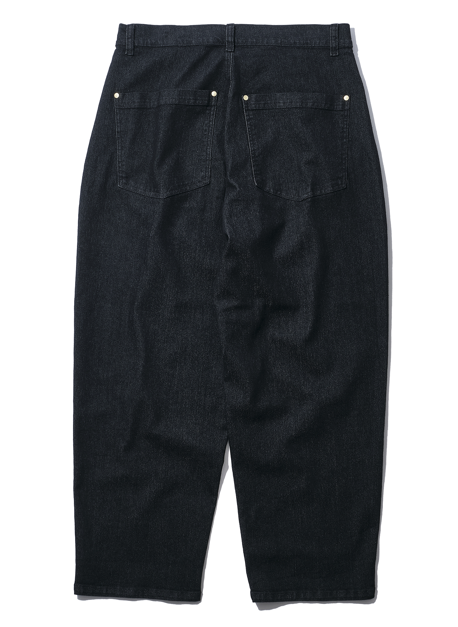 Denim Pants / Black One-Wash Denim