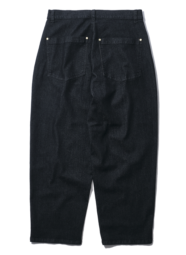 Denim Pants / Black One-Wash Denim