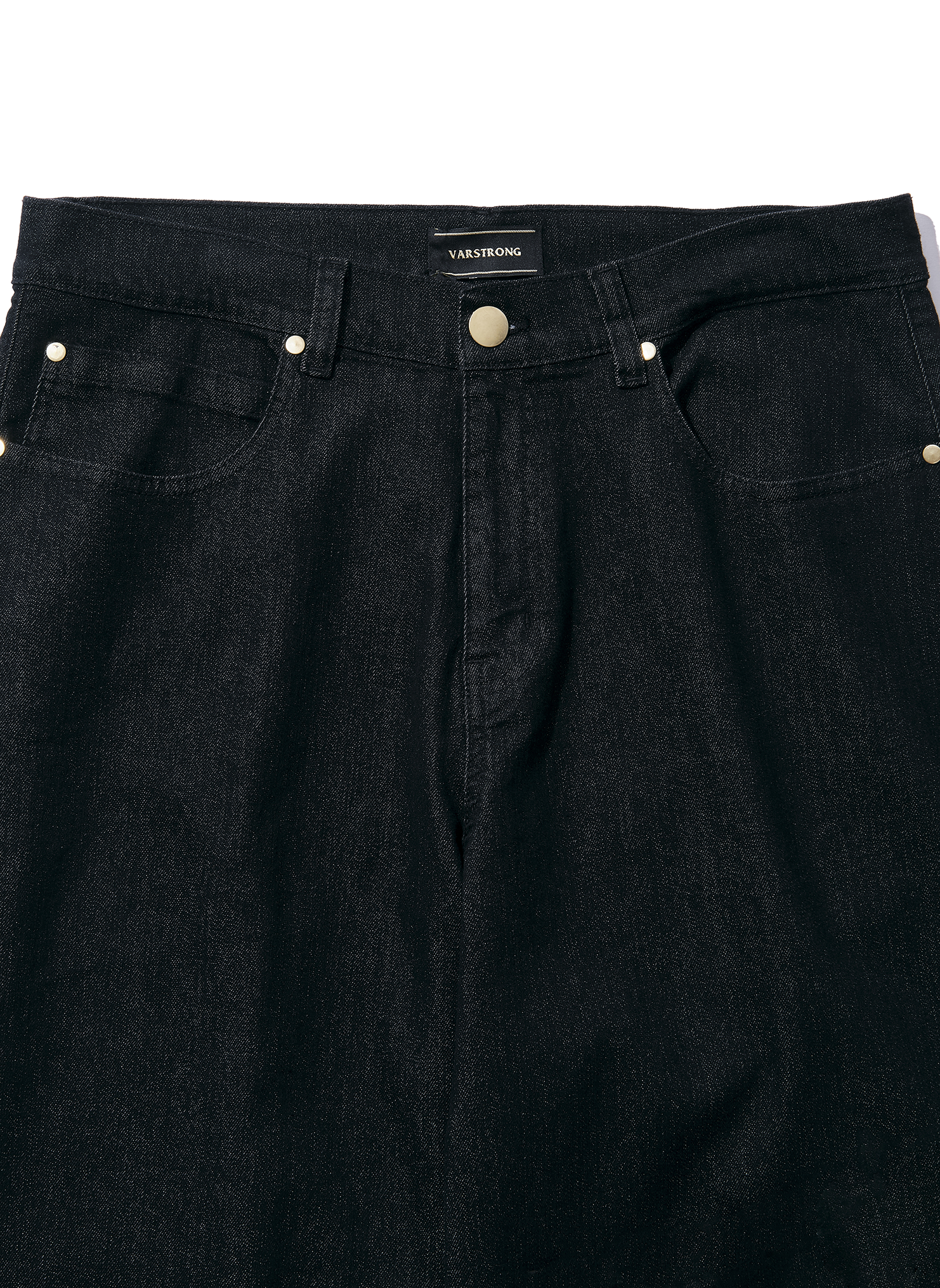 Denim Pants / Black One-Wash Denim