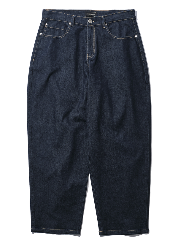 Denim Pants / Indigo One-Wash Denim