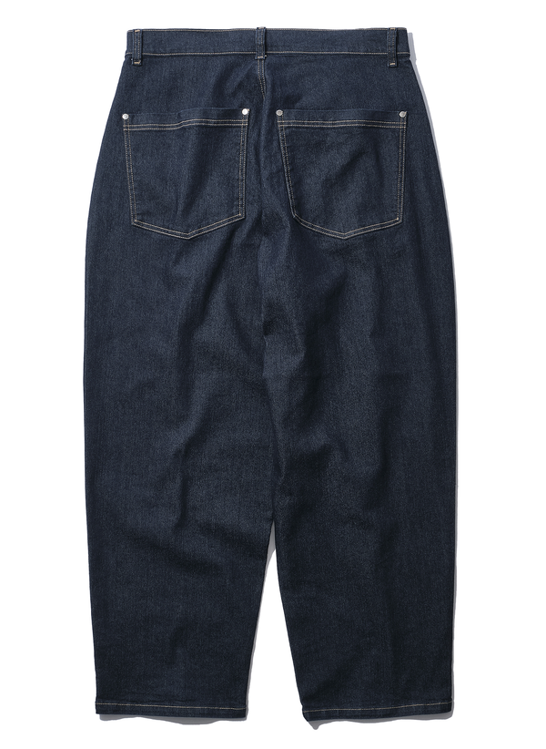 Denim Pants / Indigo One-Wash Denim
