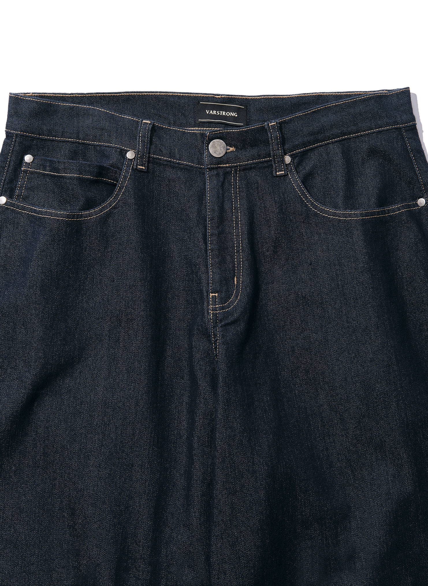 Denim Pants / Indigo One-Wash Denim