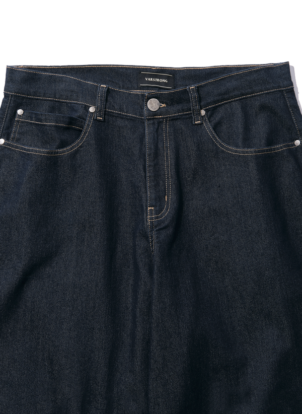 Denim Pants / Indigo One-Wash Denim